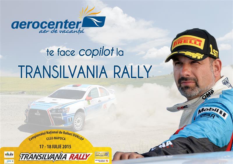 Transilvania Rally 2015 concurs Edwin Keleti Aerocenter te face copilot
